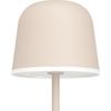 Afbeelding van EGLO Mannera Tafellamp - Aanraakdimmer - Draadloos - 34 cm - Aluminium - Zandkleur/Wit - Oplaadbaar