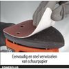 Afbeelding van Powerplus Dual Power POWDP50200 Handpalm- multischuurschuurmachine - 20V - 140 x 140 x 80mm - Incl