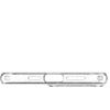 Afbeelding van Spigen Liquid Crystal Glitter TPU met Air Cushion hoesje voor iPhone 13 Pro Max - transparant
