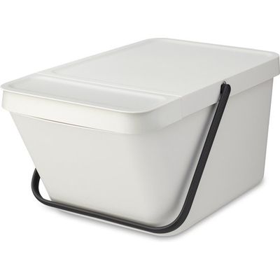 Afbeelding van Brabantia Sort & Go Prullenbak Stapelbaar - 20 liter - Light Grey