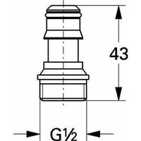 GROHE Relexa Koppelstuk
