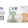 Afbeelding van REALITY LENNON - Tafellamp - Pastel grijs - SMD LED - Oplaadbare - Buitenlamp - Dimbaar - IP44