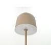 Afbeelding van EGLO Mannera Tafellamp - Aanraakdimmer - Draadloos - 34 cm - Aluminium - Zandkleur/Wit - Oplaadbaar
