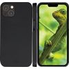 Afbeelding van iPhone 14 Plus Bookcase hoesje - dbramante1928 - Effen Zwart - Leer