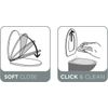 Afbeelding van Tiger Carter - Toiletbril met deksel - WC bril - Duroplast Wit
