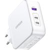 Afbeelding van UGREEN 140W GaN Snellader - Nexode USB-A+2*USB-C - Fast Charger met USB-C Cable wit - MacBook Pro/A