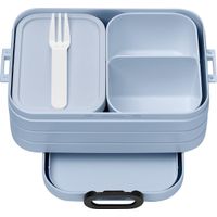 Mepal – Bento lunchbox Take a Break midi - inclusief bento box – Nordic blue – Lunchbox voor volwas