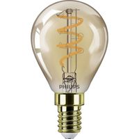 Philips LED Kogellamp Spiraal Goud - 15 W - E14 - Dimbaar extra warmwit licht