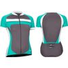 Afbeelding van Avento Wielrenshirt - Dames - Antraciet/Wit/Turquoise - 36