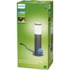 Afbeelding van Philips LED Utrecht sokkellamp voor buiten - laagspanning - antraciet - warmwit licht - 6 W