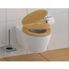 Afbeelding van SCHÜTTE WC-Bril 81101 NATURAL BAMBOO - Massief Bamboe - Soft Close - Verchroomde Scharnieren