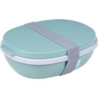 Mepal - Ellipse duo lunchbox - Saladebox - Magnetronbestendig - Nordic green