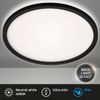 Afbeelding van BRILONER Leuchten - LED badkamer plafondlamp met achtergrondverlichting, IP44 LED badkamerlamp, ult