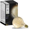 Afbeelding van Calex Slimme Lamp - Wifi LED Filament Verlichting - Globe 9,5cm - E27 - Smart Lichtbron Goud- Dimba