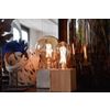 Afbeelding van Calex Slimme Lamp - Wifi LED Filament Verlichting - Globe 9,5cm - E27 - Smart Lichtbron Goud- Dimba