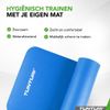 Afbeelding van Tunturi NBR Yogamat met Draagtas - Fitnessmat Extra dik & zacht - Sportmat - Anti slip - 180x60x1.5