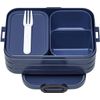 Afbeelding van Mepal – Bento lunchbox Take a Break midi- inclusief bento box – Nordic denim – Lunchbox voor volwas