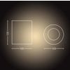 Afbeelding van Philips Hue Pillar opbouwspot - warm tot koelwit licht - 1-spot - wit