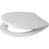 Afbeelding van Plieger Economy Toiletbril – Wc Bril Wit – Wc Brillen met Deksel – RVS Bevestiging
