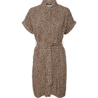 Vero Moda VMEASY S/S SHIRT DRESS WVN GA Dames Jurk - Maat S