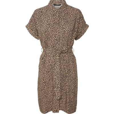 Afbeelding van Vero Moda VMEASY S/S SHIRT DRESS WVN GA Dames Jurk - Maat S