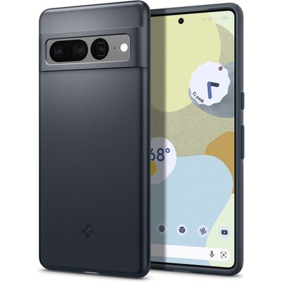 Afbeelding van Spigen Thin Fit Google Pixel 7 Pro Hoesje Back Cover Grijs