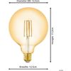 Afbeelding van EGLO connect.z Smart LED Lamp - E27 - Ø 12,5 cm - 2200K - Dimbaar - Zigbee