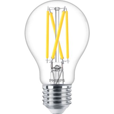 Afbeelding van Philips LED Lamp Transparant 60W E27 Dimbaar Warm Wit Licht