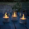 Afbeelding van Brilliant Bougie Batterij - Tafellamp - LED - Flickering Candle Light Set - Grijs/Smoke - IP44