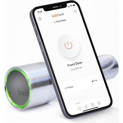 Afbeelding van Bold Smart Lock Cilinder SX-43 - Slim deurslot - RVS - Zilver