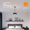 Afbeelding van Smartwares Plafondlamp - Ø 30 cm - Zwart - E14 - 10.004.64
