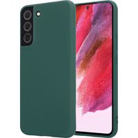 Shieldcase geschikt voor Samsung Galaxy S22 Plus silicone case - donkergroen