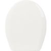 Afbeelding van Plieger Economy Toiletbril – Wc Bril Wit – Wc Brillen met Deksel – RVS Bevestiging