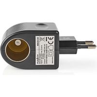 Stopcontact-Adapter - Type C (CEE 7/16) - 100 - 240 V AC 50/60 Hz - 12 V DC - 6 W - Netvoeding - 0.
