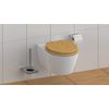 Afbeelding van SCHÜTTE WC-Bril 81101 NATURAL BAMBOO - Massief Bamboe - Soft Close - Verchroomde Scharnieren