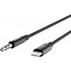 Afbeelding van Belkin Lightning naar 3.5mm kabel 0.9m Zwart
