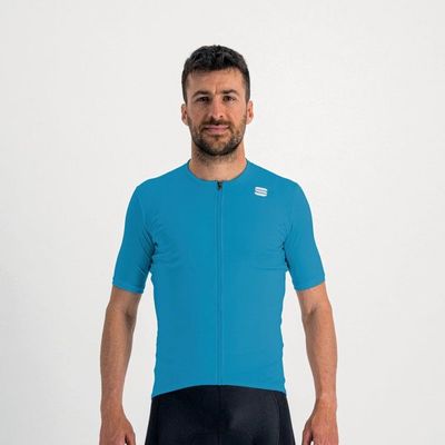 Afbeelding van Sportful MATCHY Fietsshirt Korte Mouwen Berry Blue - Mannen - maat S