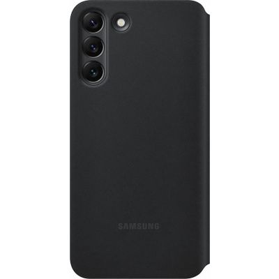 Afbeelding van Samsung Smart Clear View Hoesje - Samsung Galaxy S22 Plus - Zwart