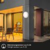 Afbeelding van BRILONER - PULA - LED-buitenwandlamp op batterijen, sensor,