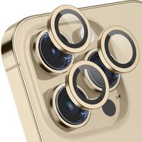 iPhone 14 Pro / 14 Pro Max Camera Lens Protector - Goud - Eenvoudige Installatie - Camera Protector