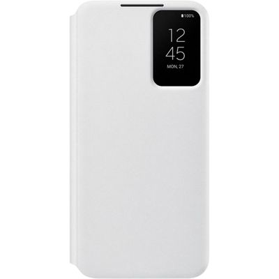Afbeelding van Samsung Smart Clear View Hoesje - Samsung Galaxy S22 Plus - Wit