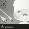 Afbeelding van Briloner Leuchten KIHI Oplaadbare LED tafellamp 3,5W 3-traps dimmer Touch oplaadbare batterij wit