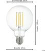 Afbeelding van EGLO connect.z Smart LED Lamp - E27 - Ø 9,5 cm - 2700K - Dimbaar - Zigbee