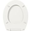 Afbeelding van Plieger Economy Toiletbril – Wc Bril Wit – Wc Brillen met Deksel – RVS Bevestiging