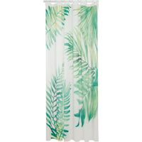 Sealskin Leaves Douchegordijn 180x200 cm - Peva - Groen / Wit