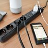 Afbeelding van brennenstuhlÂ®Connect Eco-line Smart Stekkerdoos / Slimme Stekkerdoos 6-voudig (2,4 GHz WiFi, compa