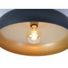 Afbeelding van EGLO Mogano Plafondlamp - E27 - Ø 40 cm - Mat Zwart / Mat Goud