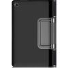 Afbeelding van Lenovo Yoga Tab 11 Bookcase hoesje - Just in Case - Effen Zwart - Kunstleer