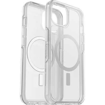 Foto van OtterBox Symmetry+ hoesje met MagSafe voor Apple iPhone 13 Mini - Transparant
