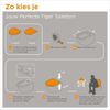 Afbeelding van Tiger Carter - Toiletbril met deksel - WC bril - Duroplast Wit